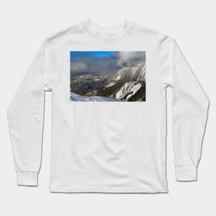 Courchevel 3 Valleys French Alps France Long Sleeve T-Shirt